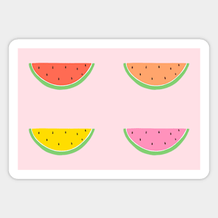 Colorful watermelons Magnet